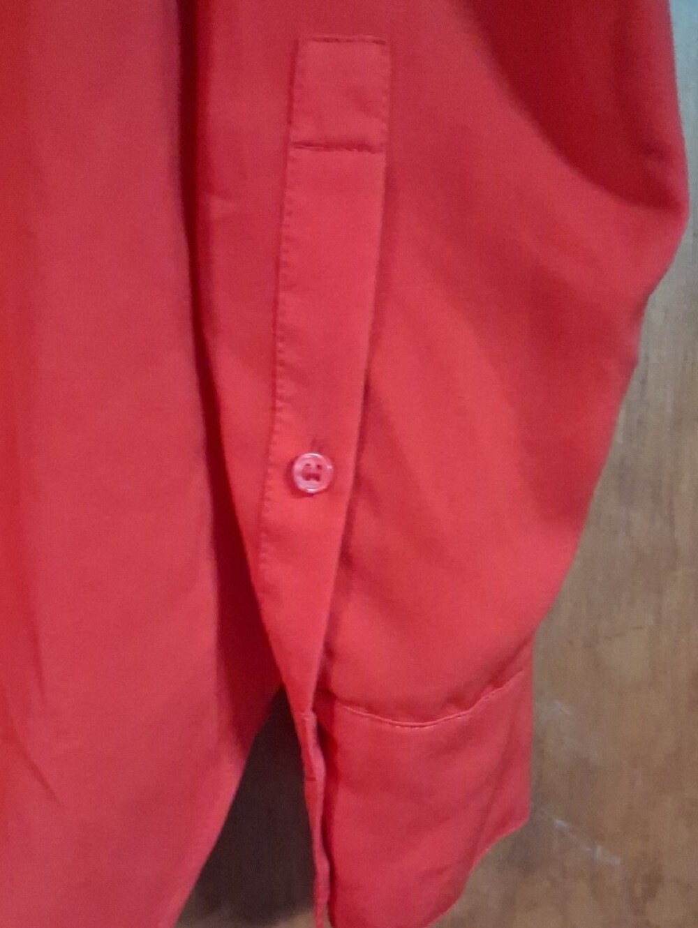 J. Crew Bright Red V-Neck Long-Sleeve Tunic - Picture 5 of 7